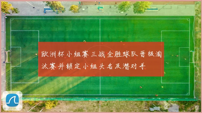 欧洲杯小组赛三战全胜球队晋级淘汰赛并锁定小组头名及潜对手